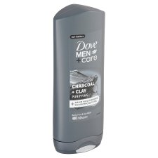 Dove Men+Care Charcoal + Clay Body, Face & Hair Wash 400 ml