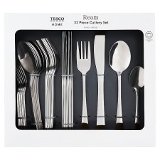 Tesco Home Ream Cutlery Set 32 pcs