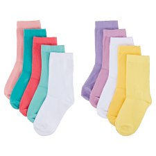 F&F 10 kusov dievčenské členkové ponožky 7-10 rokov