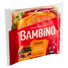 Bambino Toast & Burger Cheddar 130 g
