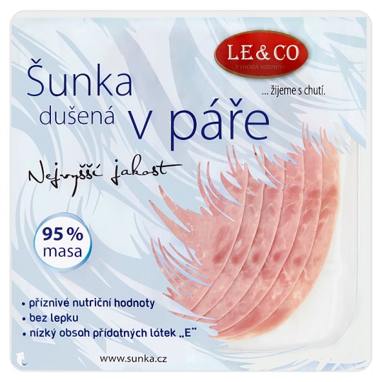 Le & Co Šunka dusená v pare špeciál krájaná 100 g
