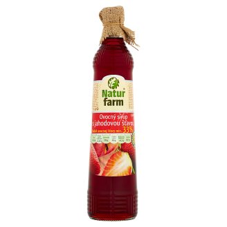 Natur Farm Ovocný sirup s jahodovou príchuťou 0,7 l