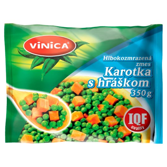 Vinica Hlbokozmrazená zmes karotka s hráškom 350 g