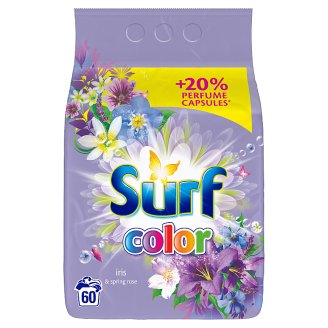 Surf Iris & Spring Rose prášok na pranie 60 praní 3,9 kg