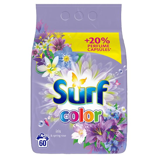 Surf Iris & Spring Rose prášok na pranie 60 praní 3,9 kg