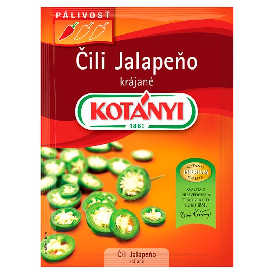 Kotányi Čili Jalapeňo krájané 8 g