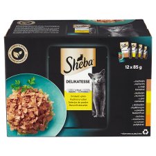 Sheba Delikatesse Poultry Selection in Jelly 12 x 85 g (1.02 kg)