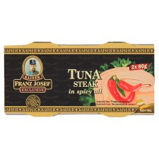 Franz Josef Kaiser Exclusive Tuna Steak in Spicy Oil 2 x 80 g (160 g)