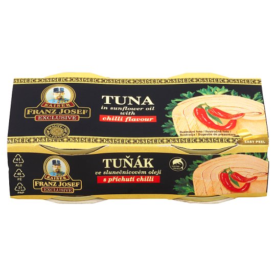 Franz Josef Kaiser Exclusive Tuna Steak in Spicy Oil 2 x 80 g (160 g)