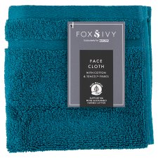 Fox & Ivy Emerald Face Cloth 30 x 30 cm