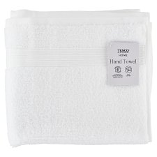 Tesco Home White Supersoft Cotton Hand Towel 50 cm x 90 cm