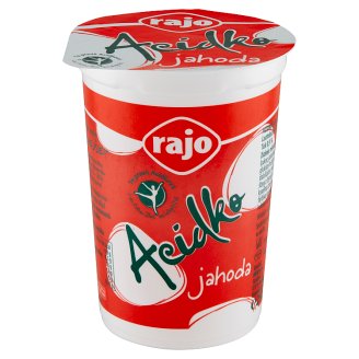 Rajo Acidko Zakysané mlieko jahoda 250 g