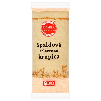 Biomila Premium Špaldová celozrnná krupica 500 g