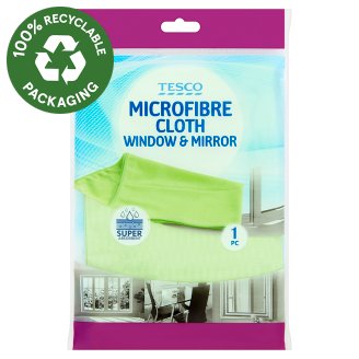 Tesco Utierka z mikrovlákna na okná a sklenené povrchy 1 ks