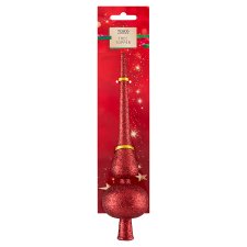 Tesco Red Traditional Tree Topper