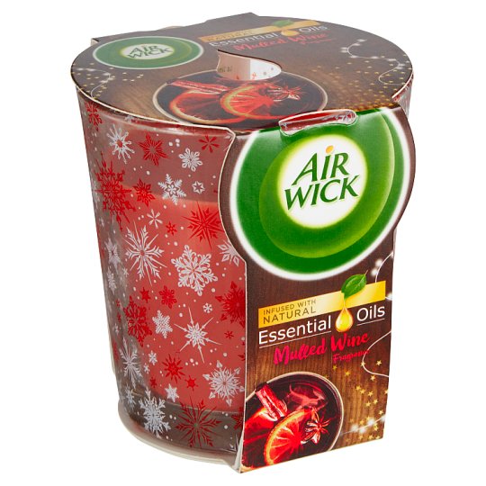 Air Wick Essential Oils Sviečka vôňa vareného vína 105 g Tesco Potraviny