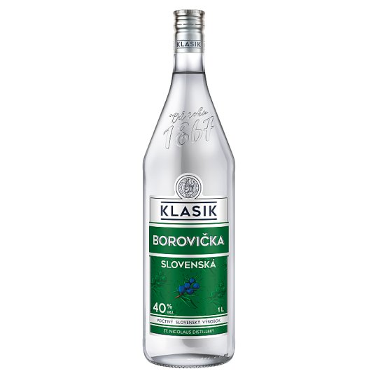 St. Nicolaus Klasik Borovička slovenská 40% 1 l