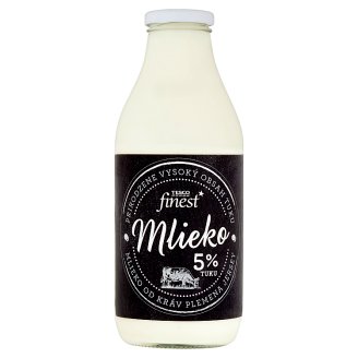 Tesco Finest Mlieko 5 % 750 ml