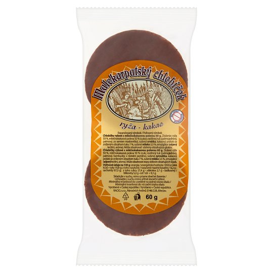 Malokarpatský chlebíček ryža - kakao 60 g