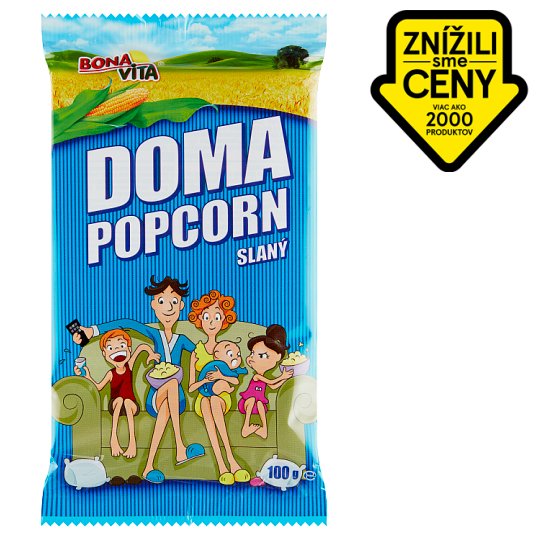 Bona Vita Doma Popcorn slaný 100 g