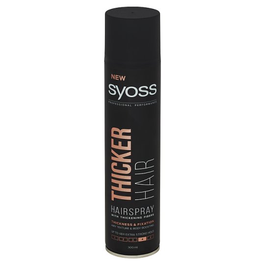 Syoss Hair Spray Thicker Hair 300 ml Tesco Groceries