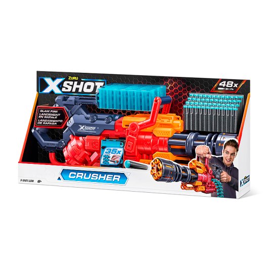 Zuru XShot Dart Blaster Excel Crusher Weapon Tesco Groceries