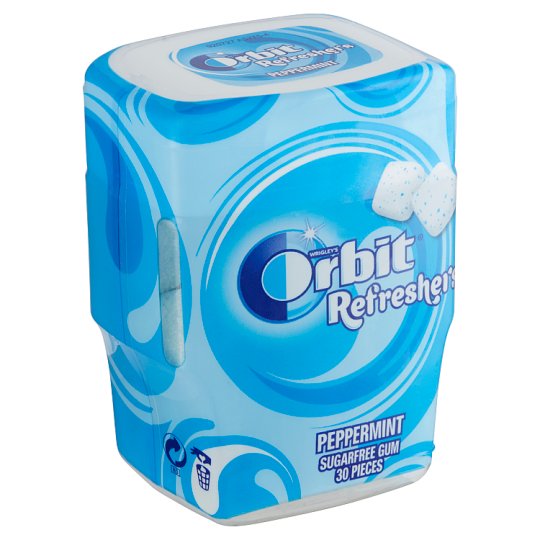 Wrigleys Orbit Refreshers Peppermint Gum Sugar Free 30 Pcs 67 G