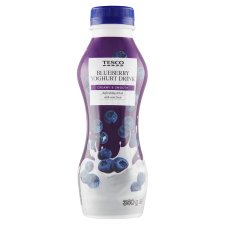 Tesco Jogurtový nápoj čučoriedkový 350 g