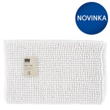 F&F Home Microchenille White Bath Mat 50 x 80 cm