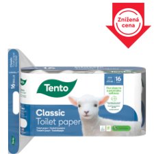 Tento Classic Toilet Paper 3 Ply 16 Rolls