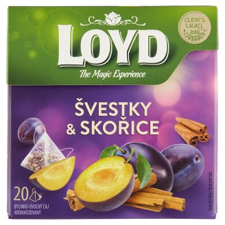 Loyd Ovocný čaj s príchuťou slivky a škorice 20 x 2 g