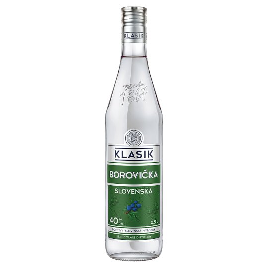 St. Nicolaus Klasik Borovička slovenská 40% 0,5 l