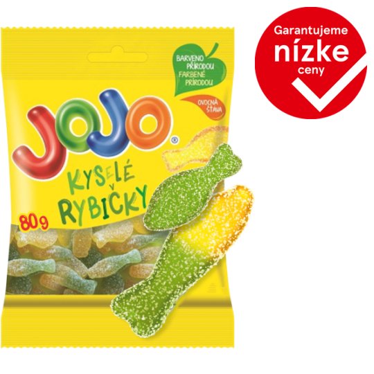 JOJO Kyslé rybičky 80 g