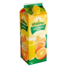 Pfanner 100% pomarančová šťava 2 l