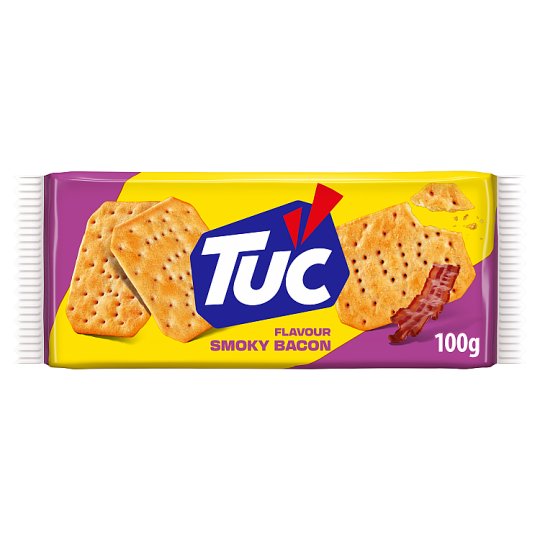 Tuc Crackers with Smoky Bacon Flavour 100 g Tesco Groceries