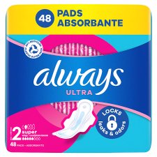 Always Ultra Day Sanitary Towels Long (Size 2) [NT{wings1}] 48 Pads