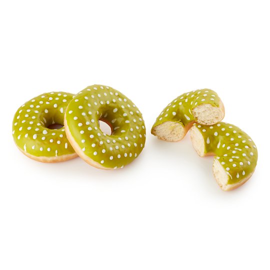 Donut zelený s bodkami 54 g