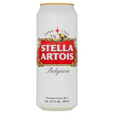 Stella Artois Pivo výčapný ležiak svetlý 0,5 l
