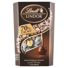 Lindt Lindor Extra horká čokoláda s jemnou náplňou 337 g