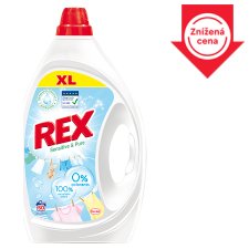 REX prací gél Rex Sensitive & Pure 50 praní, 2,25 l