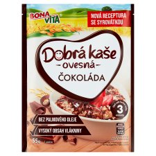 Bona Vita Dobrá kaše Oatmeal Porridge & Chocolate 55 g