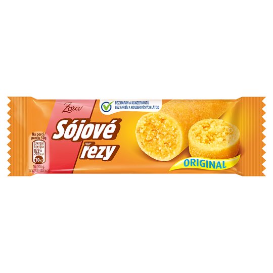 ZORA SÓJOVÉ REZY Tyčinka s 30% sójových vločiek 50 g