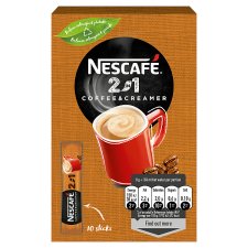 NESCAFÉ 2in1, instantná káva, 10 vrecúšok x 8 g (80 g)