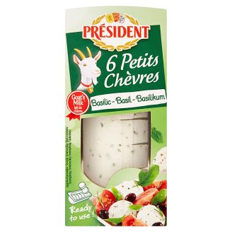 Président Petits chevres doux s bazalkou 100 g