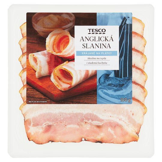 Tesco Anglická slanina 100 g