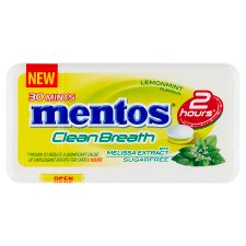 Mentos Clean Breath Lemonmint Candies 21 g