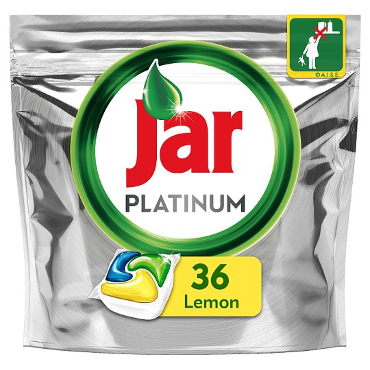 Jar Platinum Lemon kapsuly do automatickej umývačky riadu 36 kusov
