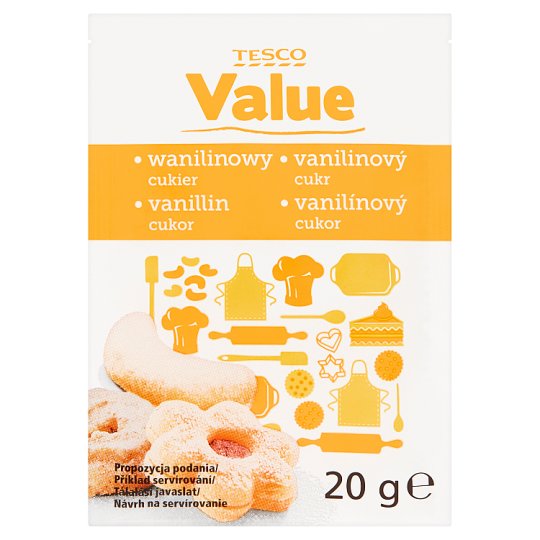 Tesco Value Vanilínový cukor 20 g