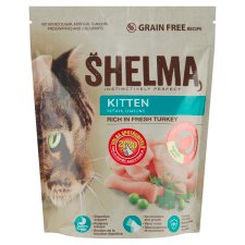 Shelma Grain-Free Complete Food for Junior Cats Rich in Fresh Turkey 750 g