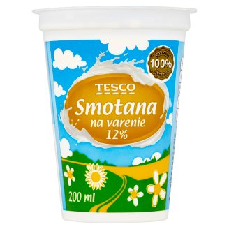 Tesco Smotana na varenie 12 % 200 ml